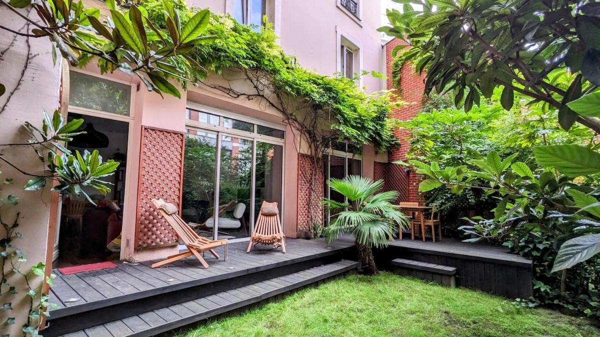 Beautiful With Private Garden Appartement Paris